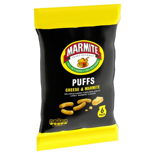 Marmite & Cheese Puffs Multipack Snacks