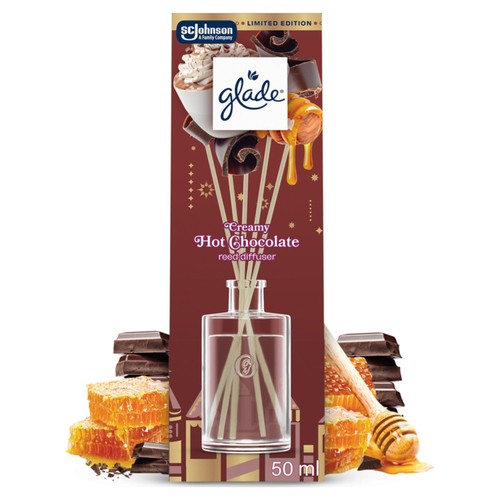 Glade Reed Diffuser Creamy Hot Chocolate 