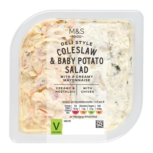 M&S Deli Style Coleslaw & Potato Salad