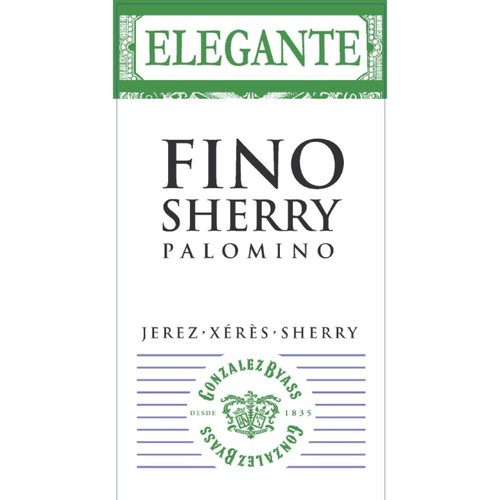 Elegante Fino Sherry Gonzalez Byass