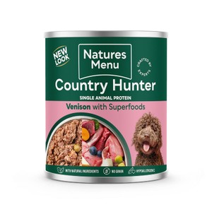 Natures Menu Country Hunter Venison Wet Dog Food Cans