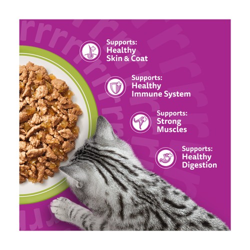 Whiskas 1+ Mixed Menu Adult Wet Cat Food Pouches in Jelly