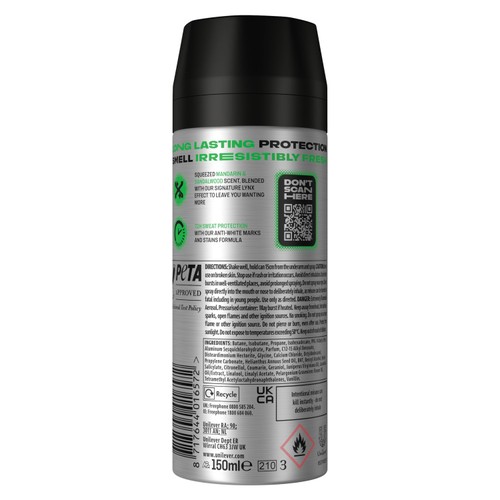 Lynx Dry Africa Spray Anti-Perspirant Deodorant