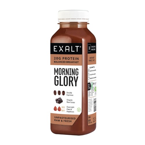 EXALT Morning Glory Coffee & Cacao Breakfast Protein Smoothie