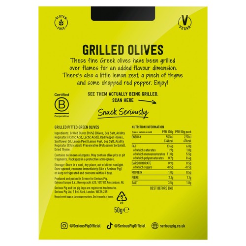 Serious Pig Flame Grilled Olives