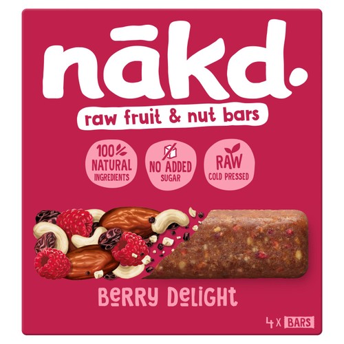 nakd. Berry Delight Fruit & Nut Bars Multipack