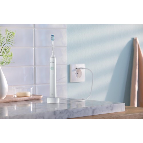 Philips Sonicare Series 1100 White Mint Electric Toothbrush Sensitive