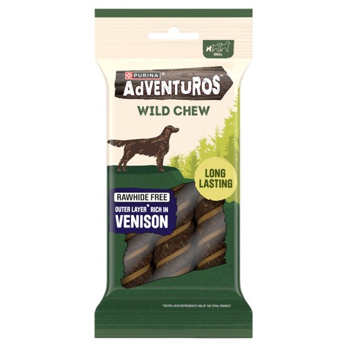 Adventuros Wild Chew Venison Small Dog Treats