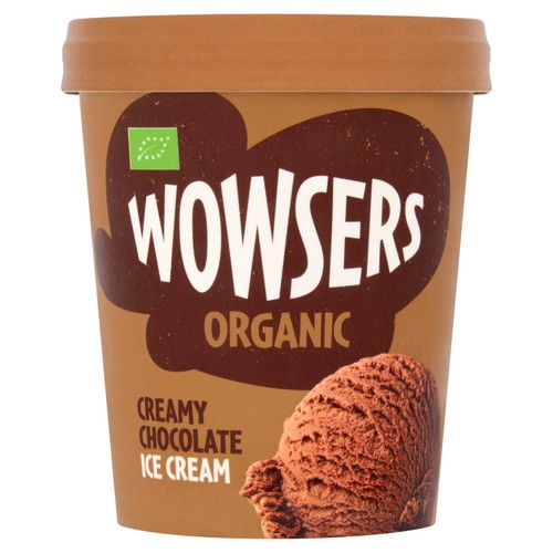 Wowsers Organic Creamy Chocolate Ice Cream