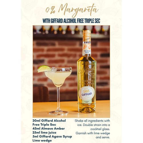Giffard Alcohol-Free Triple Sec Liqueur