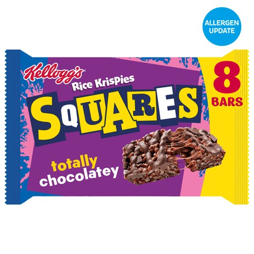 Kellogg's Rice Krispie Squares Delightfully Chocolate