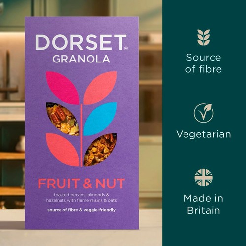 Dorset Cereals Fruit & Nut Granola Breakfast Cereal