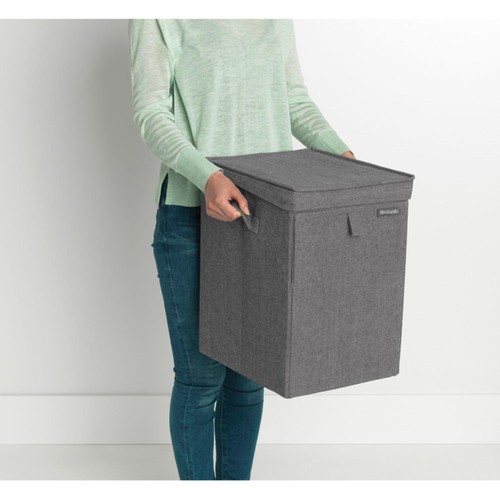 Brabantia 35 Litre Black Stackable Laundry Box