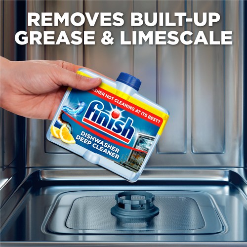 Finish Dishwasher Machine Cleaner Lemon Scent 