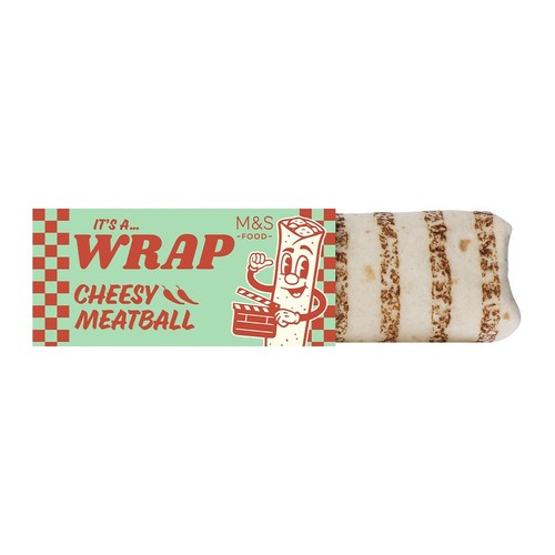 M&S Spicy Meatball Wrap