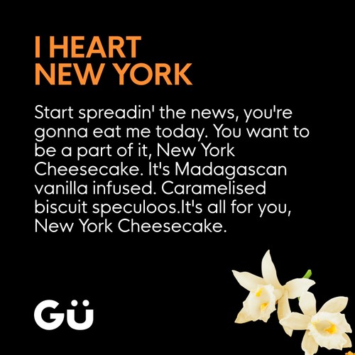 Gu New York Cheesecake Dessert