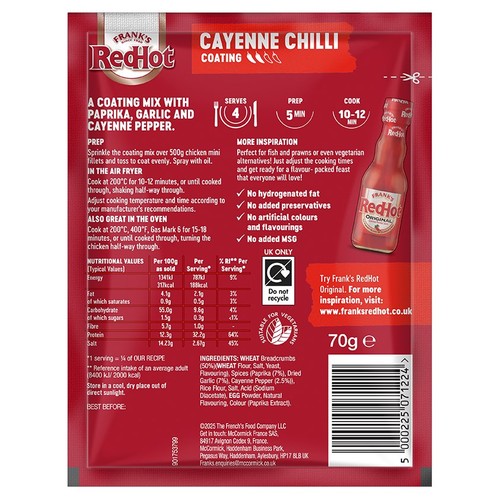 Frank's RedHot Crunch Cayenne Chilli