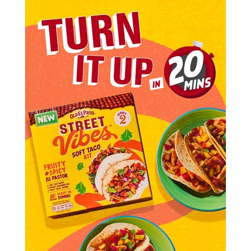 Old El Paso Street Vibes Taco Kit Al Pastor