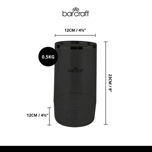 BarCraft Acrylic Double Walled Wine Cooler