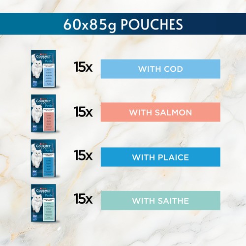 Gourmet Perle Ocean Flakes Wet Cat Food