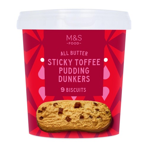 M&S 9 All Butter Sticky Toffee Pudding Dunkers