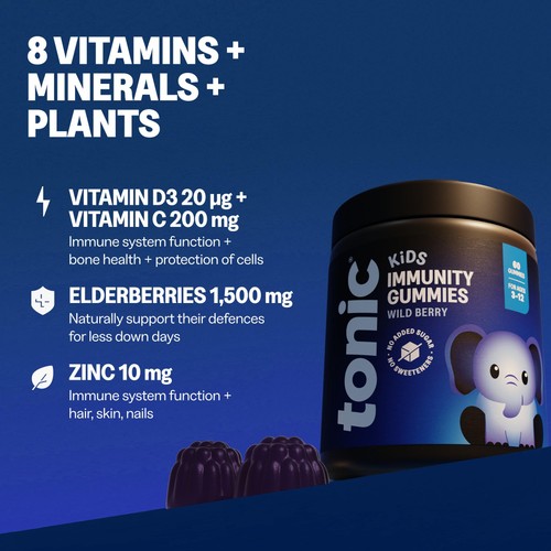 Tonic Health Kids Immunity Gummy