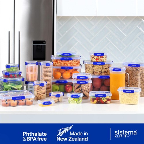Sistema Klip It Plus 3.35L Containers 3 Pack Airtight Food Storage