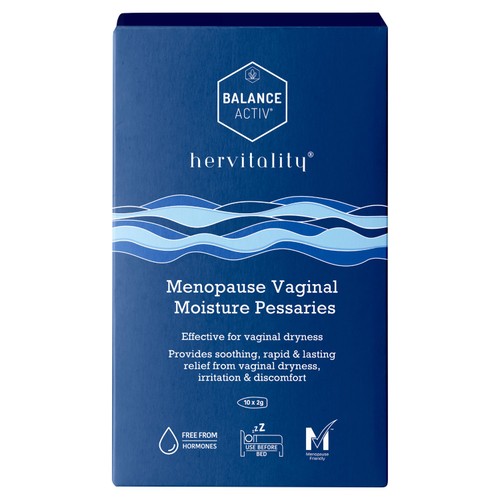 Balance Activ HerVitality - Vaginal Moisture Pessaries for Vaginal Dryness