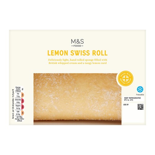 M&S Lemon Swiss Roll