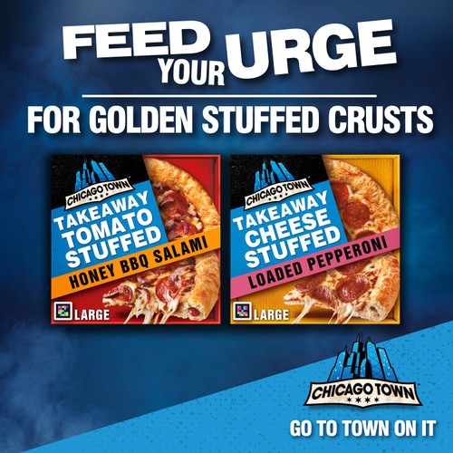 Chicago Town Takeaway BBQ Stuffed Crust BBQ Chicken Pizza