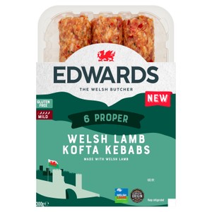 Edwards Welsh Lamb Kofta Kebabs