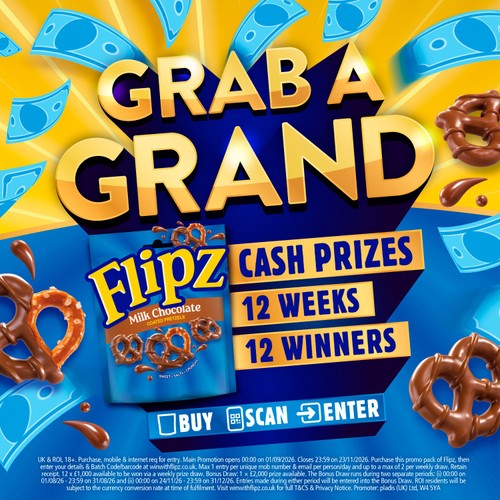 Flipz Salted Caramel Flavour Coated Pretzel