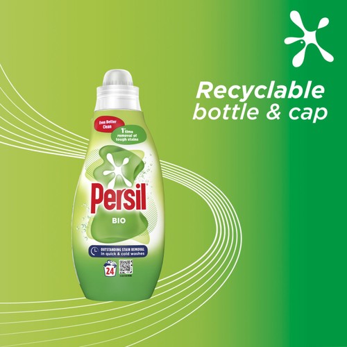 Persil Laundry Washing Liquid Detergent Bio 24 Wash 