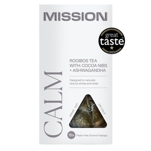 MISSION Recover Rooibos Tea Bags with Berry + Ashwagandha