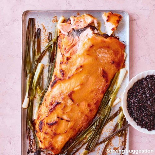 Ocado Side of Salmon Skin On & Boneless