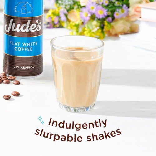 Jude's Flat White Coffee Milkshake Can