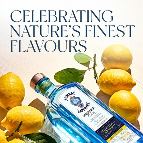 Bombay Sapphire Premier Cru Murcian Lemon Distilled London Dry Gin