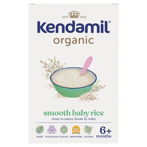 Kendamil Organic Smooth Baby Rice Baby Food 6+ Months