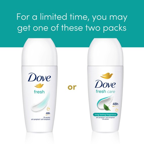 Dove Women Antiperspirant Deodorant Roll on Fresh