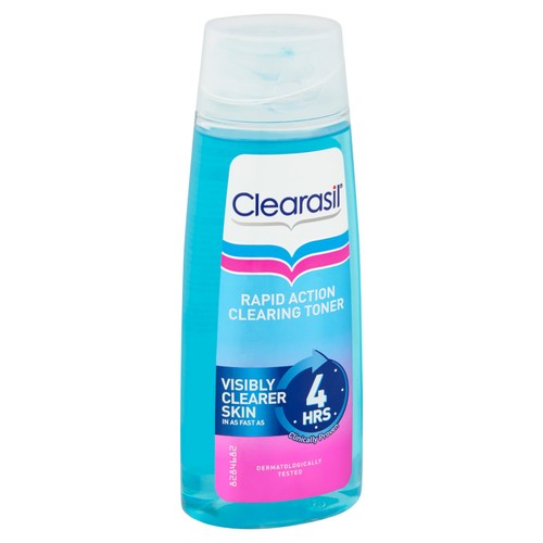 Clearasil Rapid Action Deep Pore Face Wash Acne Toner