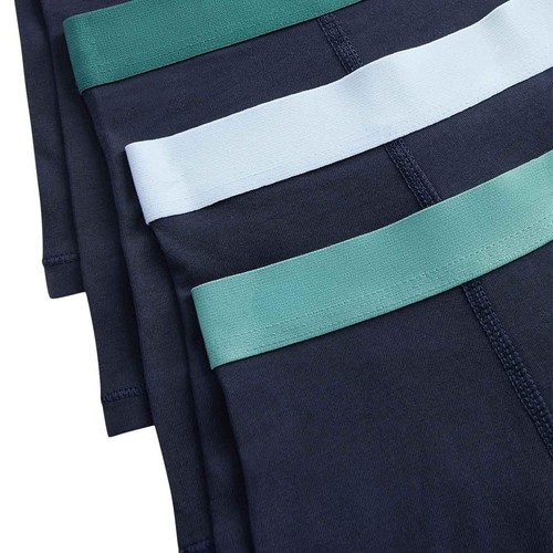 M&S Boys Core Blue/Green Trunks, 11-12 Years, Black Mix