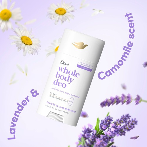 Dove Women 48h Whole Body Stick Lavender & Chamomile