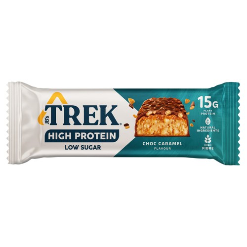 TREK High Protein Low Sugar Choc Caramel Protein Bar