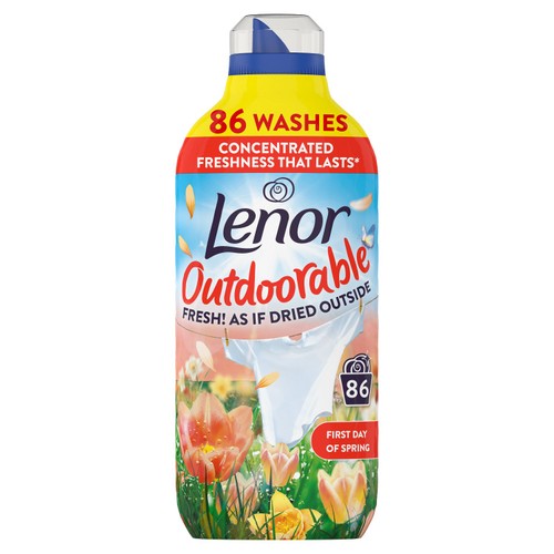Lenor Outdoorable Fabric Conditioner First Day Of Spring 86 Washes