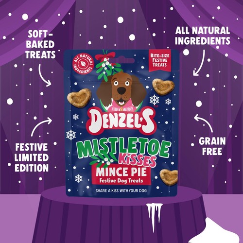 Denzel's Mistletoe Kisses Mince Pie Dog Treats
