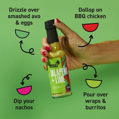 Woolf's Kitchen Jalapeno + Lime Hot Sauce