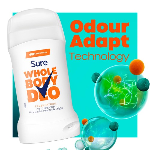 Sure Women Whole Body Fresh Citrus Deodorant Stick