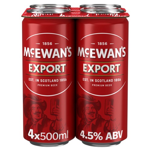 McEwan's Export Premium Ale Beer Cans