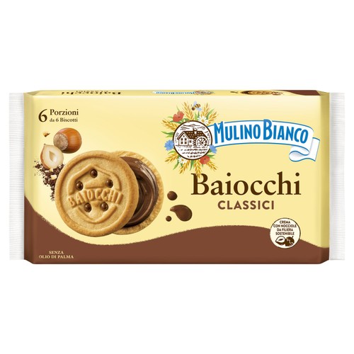 Mulino Bianco Baiocchi Hazelnut Snack Pack
