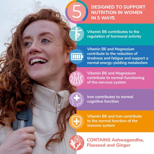 Health & Her Premenstrual Multi-nutrient Support Supplement Capsules 